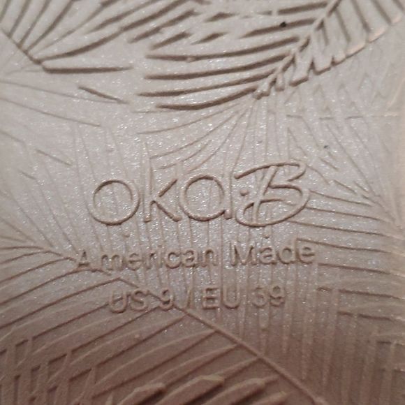 NEW Oka B Norah Sandals Jeweled in‎ Chai Beige Color Size 9 - Picture 8 of 8